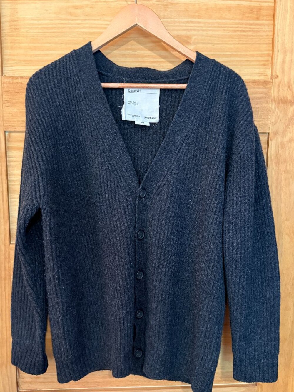 Entireworld Type C Version 2 Superfine Wool Fisherman Button Cardigan Sweater S